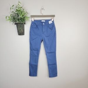 Kensie High Rise Ankle Skinny Dusty Blue Stretch Jegging Jeans Pants 2 26